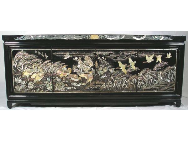 Vintage Korean Mother of Pearl Chest.